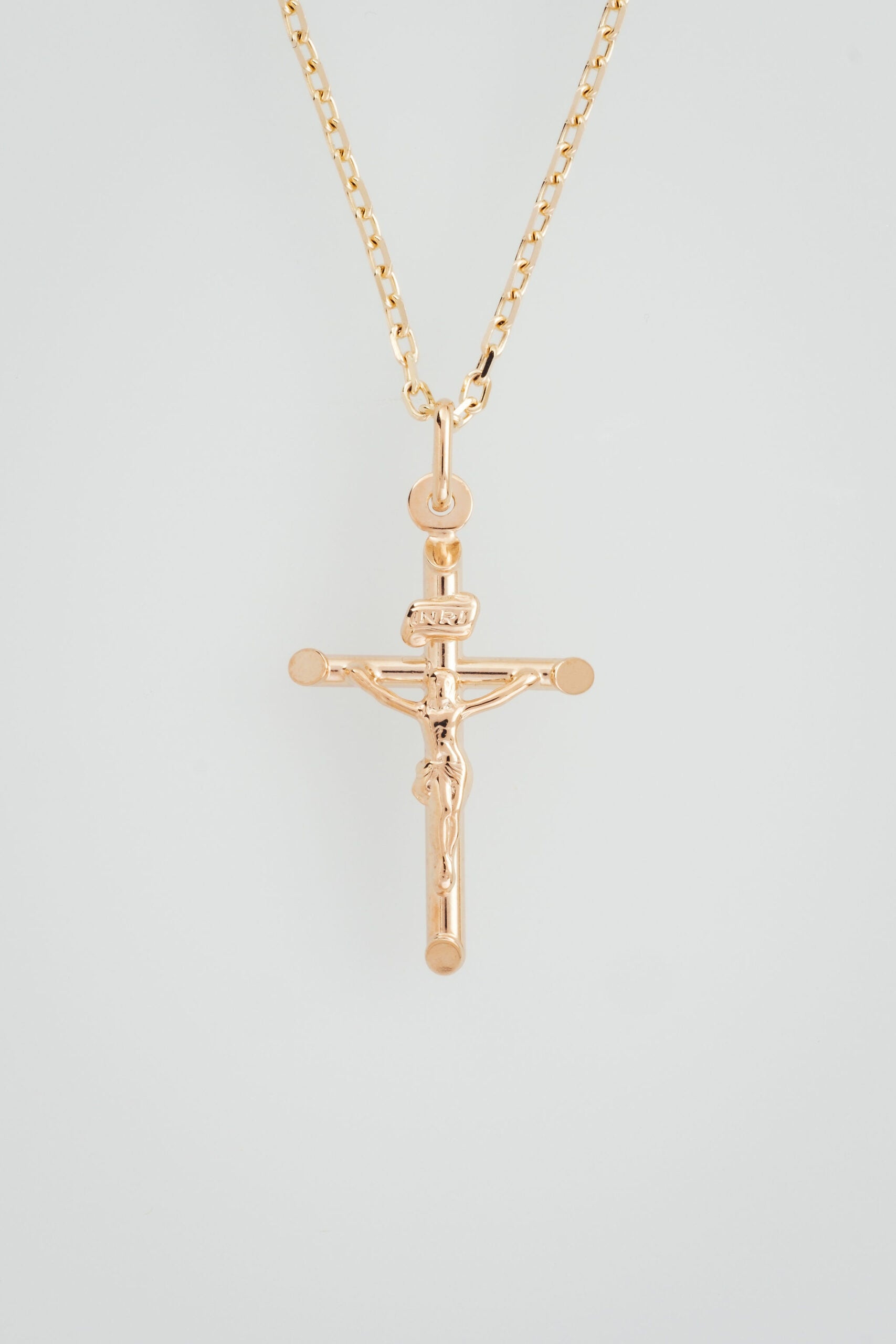 9ct Yellow Gold Crucifix Pendant