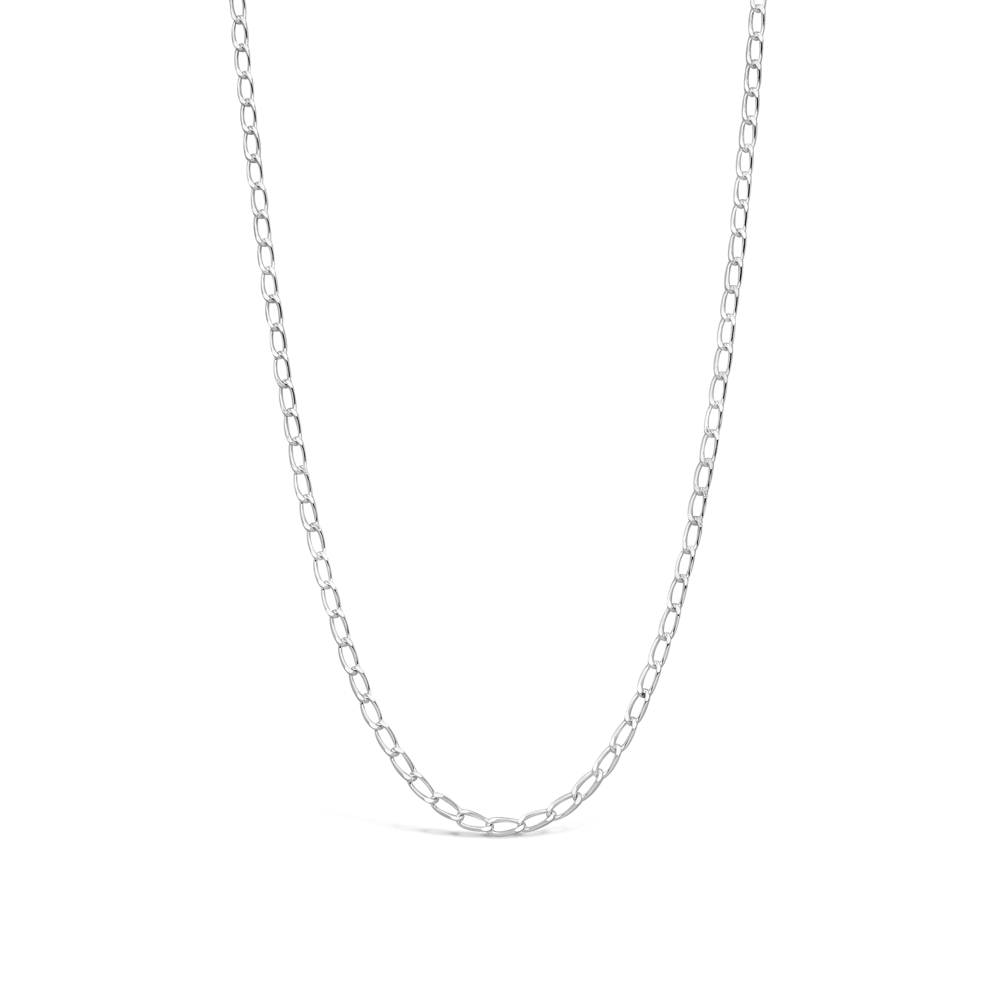 Silver Cheval Link Chain