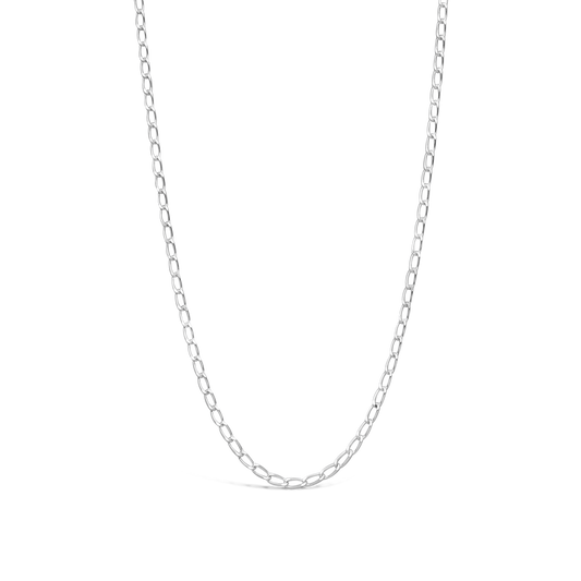 Silver Cheval Link Chain