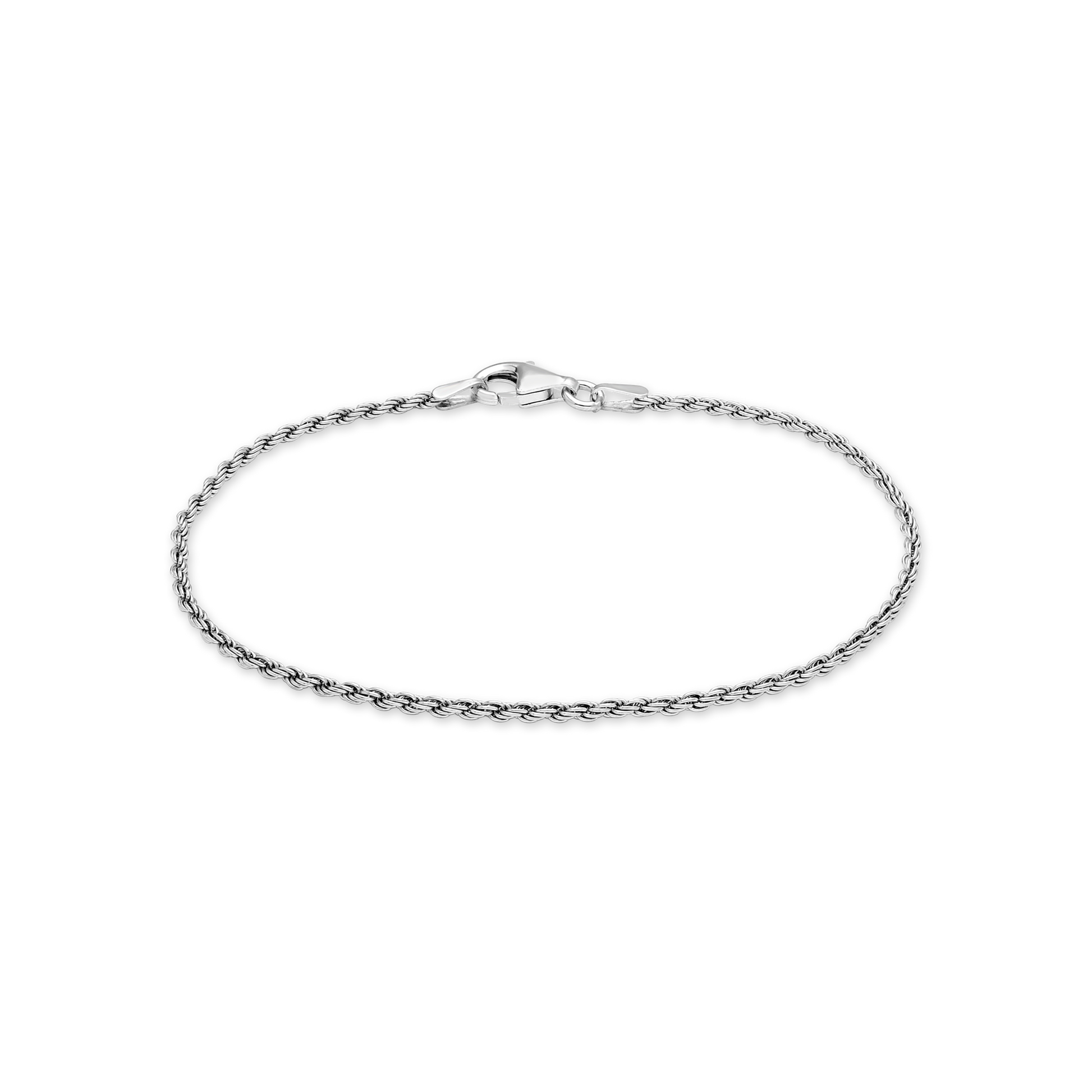 Silver Rope Link Chain