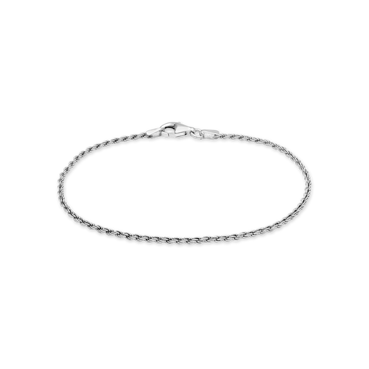 Silver Rope Link Chain