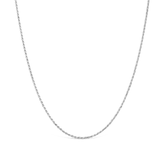 Silver Rope Link Chain