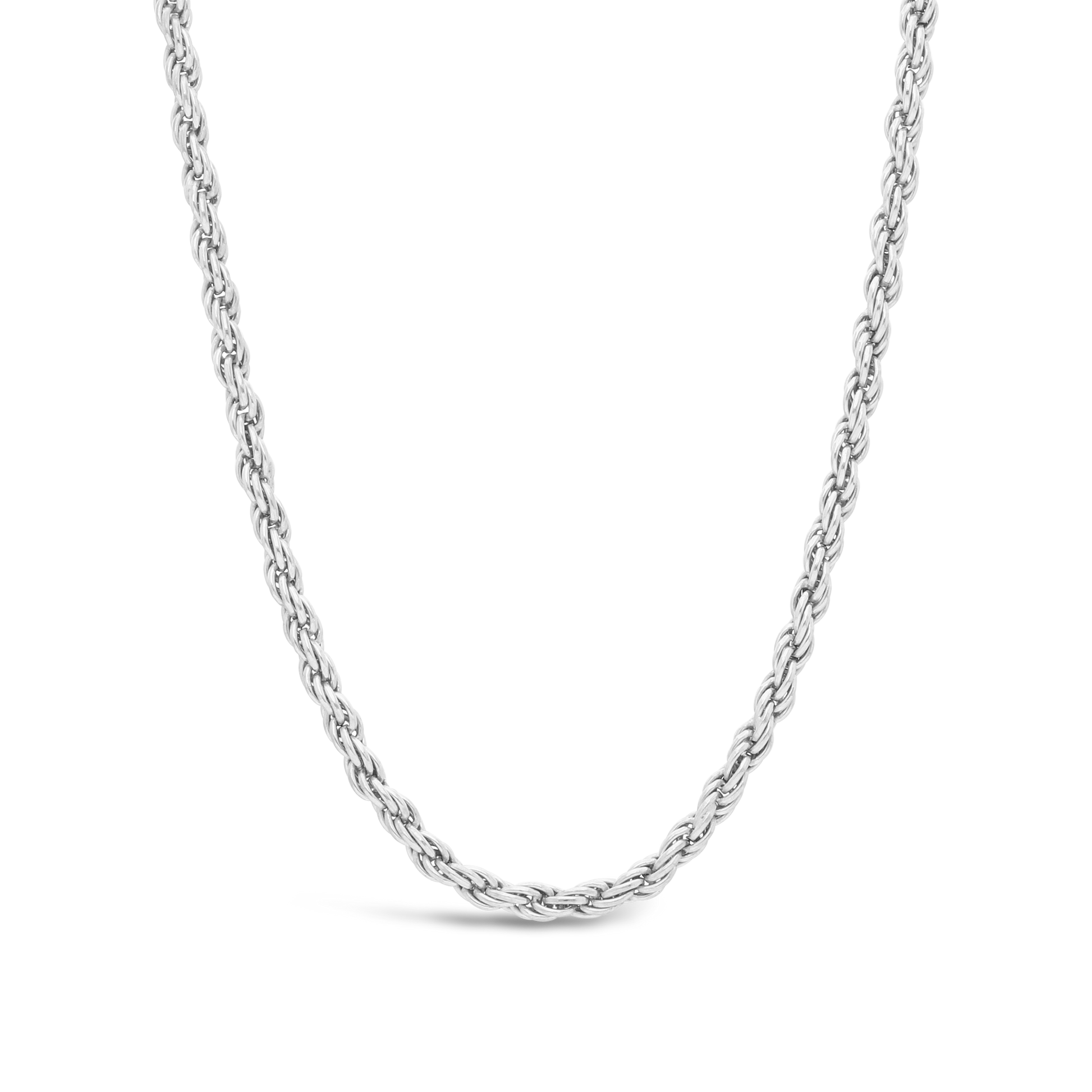 Silver Rope Link Chain