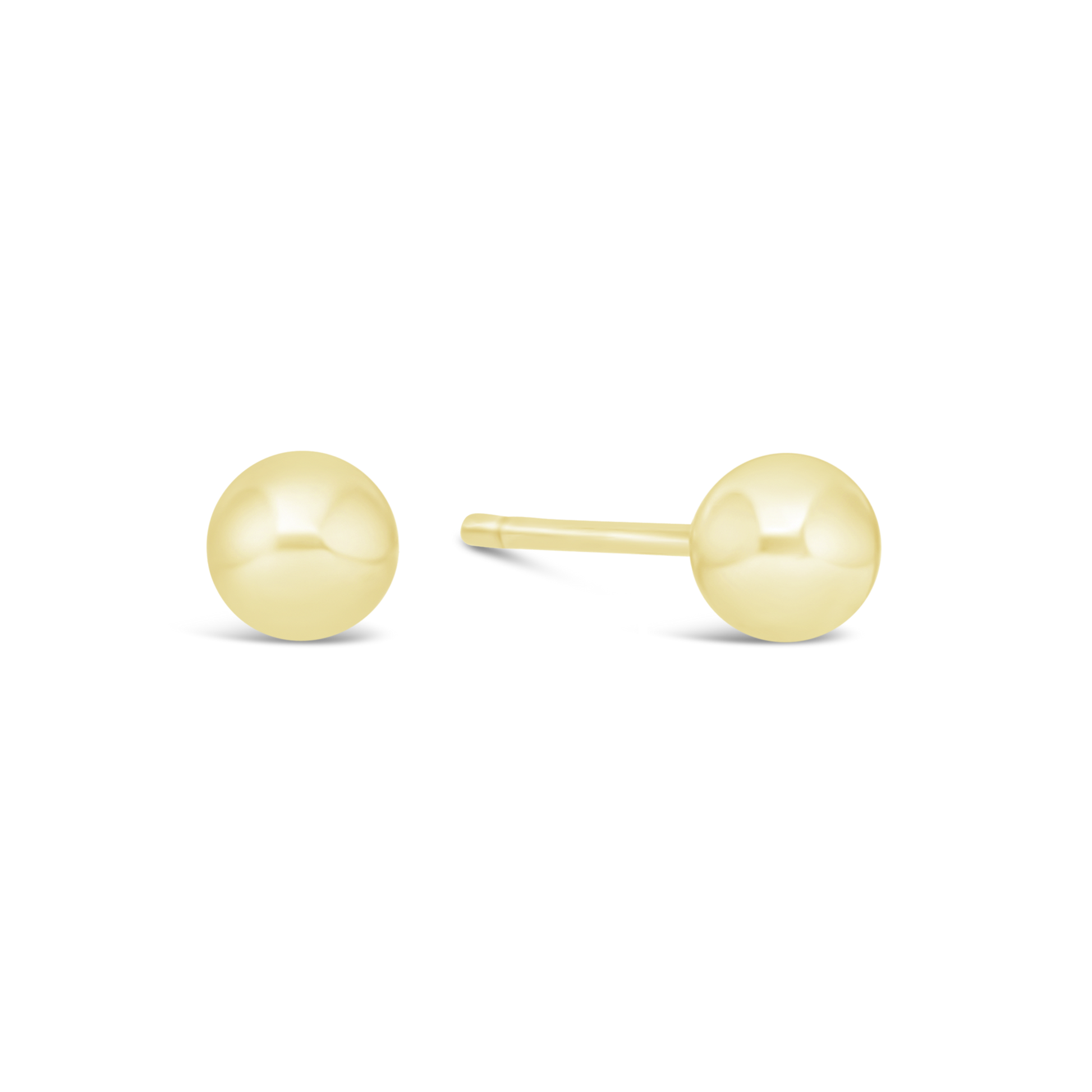 9ct Gold 4mm Ball Stud Earring