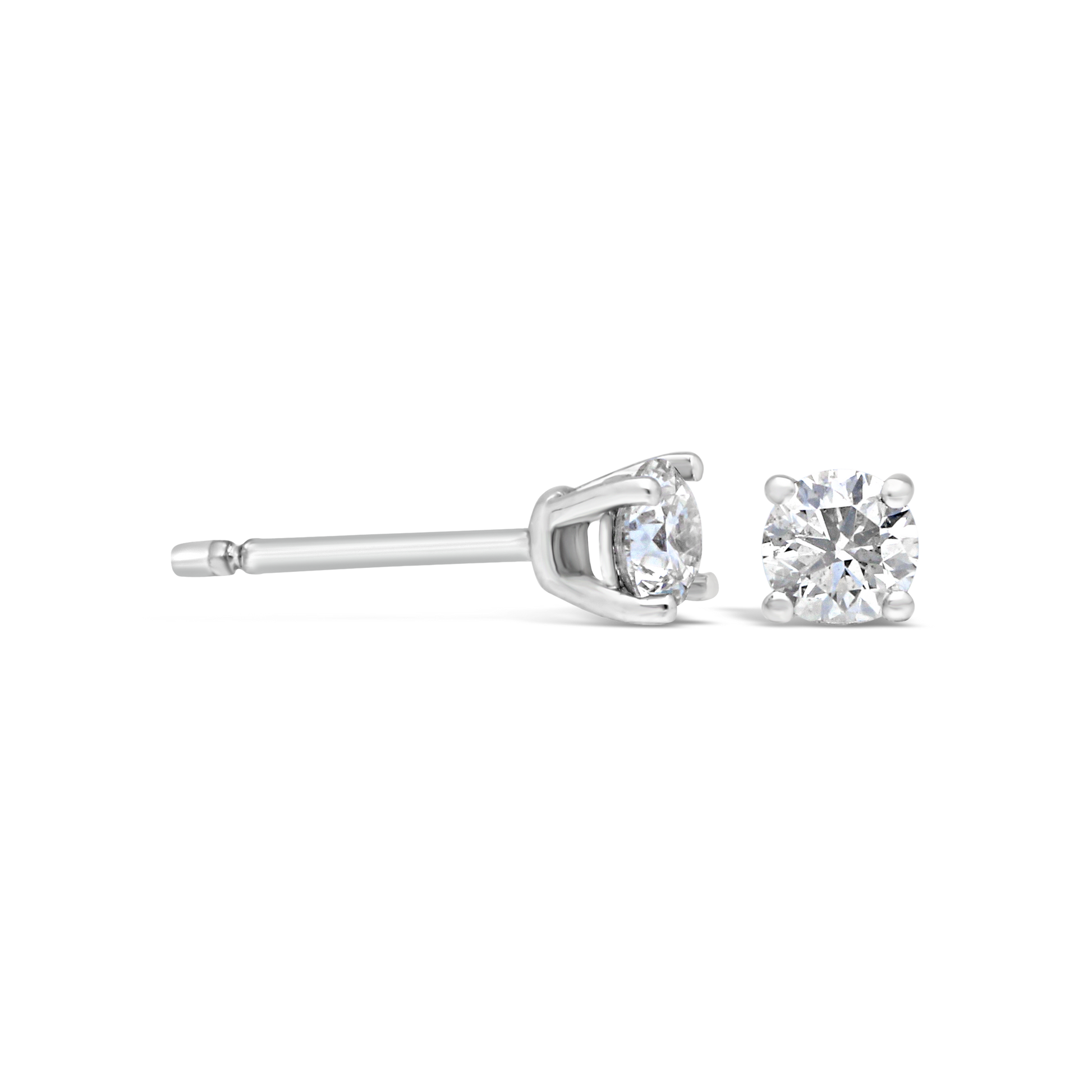 18ct White Gold 0.50ct Diamond Stud Earrings