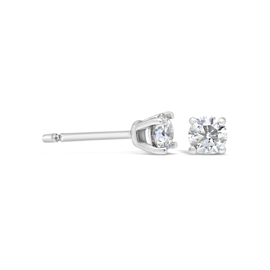 18ct White Gold 0.50ct Diamond Stud Earrings