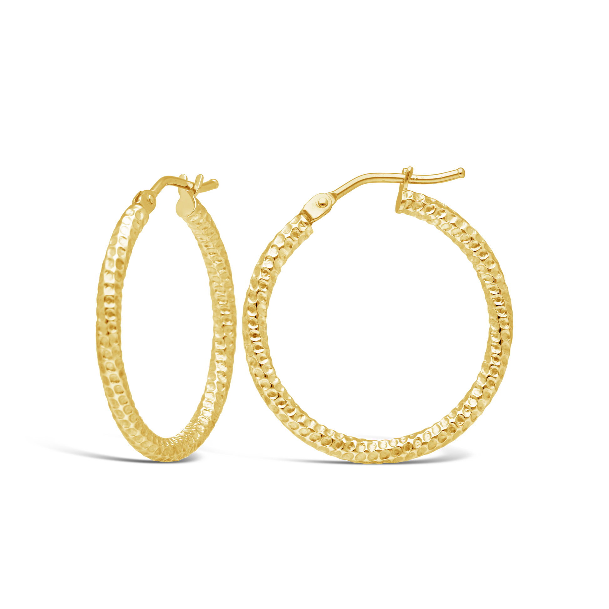 9ct Gold Mesh Hoop Earrings