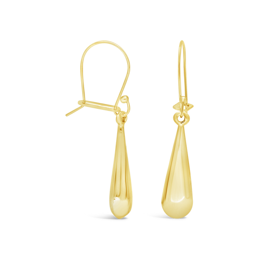 9ct Gold Medium Teardrop Earring