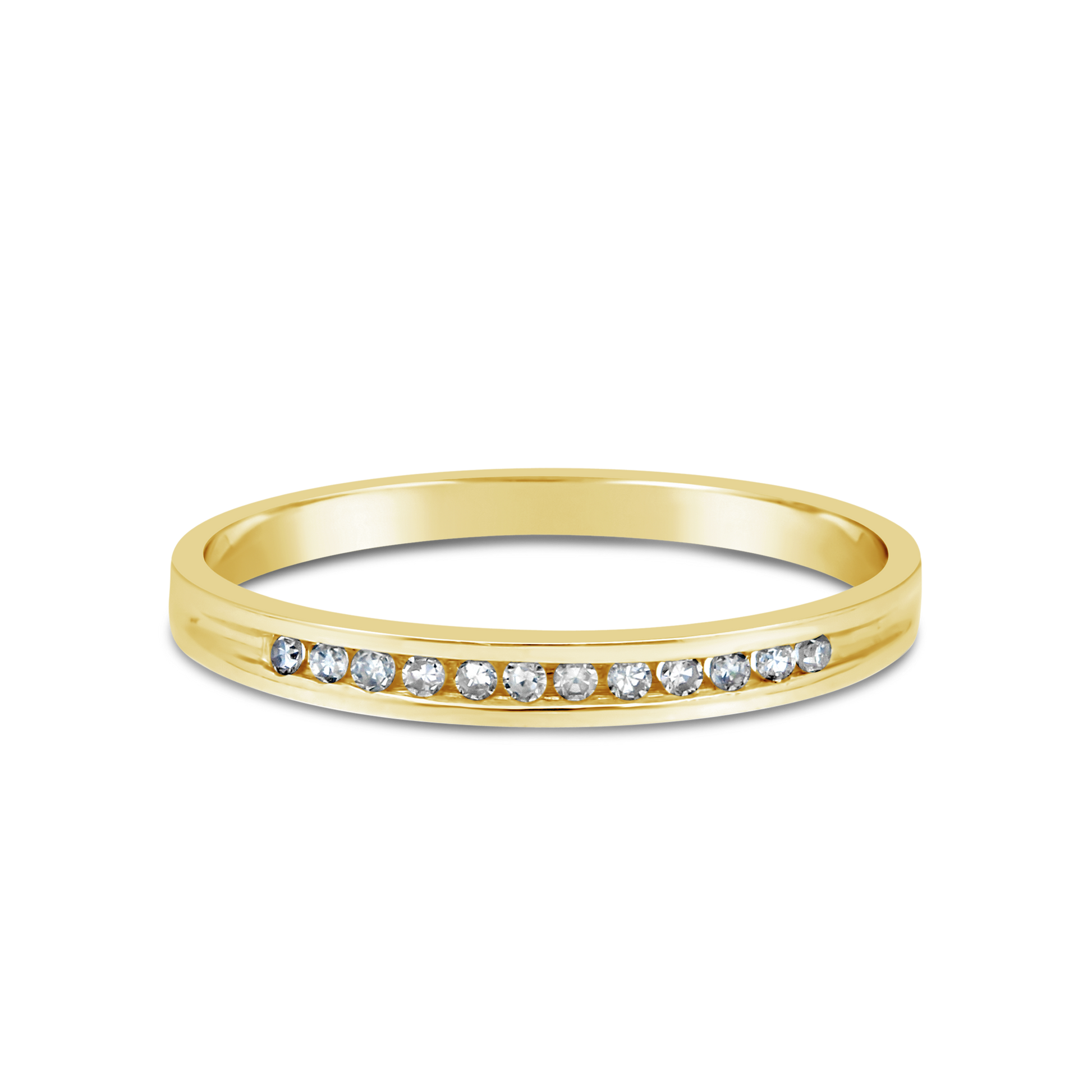 9ct Gold Diamond band