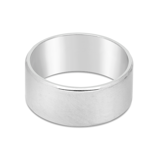 TSAR Titanium High Polish Flat Band SIZE V