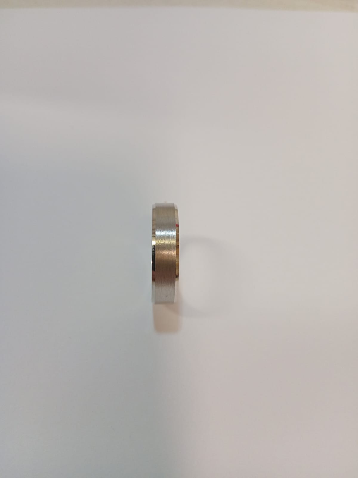 Silver Gents Brushed Design Fancy Band